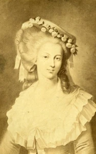 Princess of Lamballe France Old Photo CDV Jeanbin 1870 - Picture 1 of 2