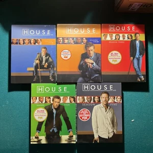 House MD: Fernsehserie DVDs Staffeln 1, 2, 3, 4 & 5 alle NEU & VERSIEGELT  - Bild 1 von 4