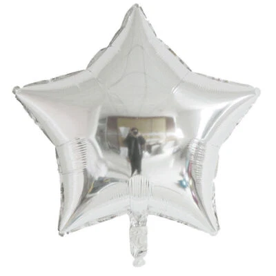 18" Foil Star Heart Round Balloons Wedding Birthday Bachelorette Party Decor - Image 1 of 4