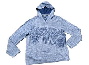 Tommy Bahama Palmetto Capucha Popover Lino Mezcla Algodón Azul Para Hombre XL - Imagen 1 de 17