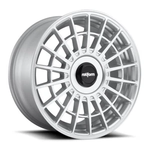 17x8 +40 Rotiform LAS-R R143 4x100,4x114.3 Gloss Silver Wheels (Set of 4) - Picture 1 of 3