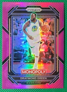 2022-23 Panini Prizm Monopoli Rosa Prizm Verde Draymond #30 Warriors/149 - Foto 1 di 2