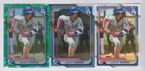 (3) Joendry Vargas 2024 BOWMAN MONDGLÜHREFRAKTOR + CHROM + PROSPEKTIV SET - Bild 1 von 1