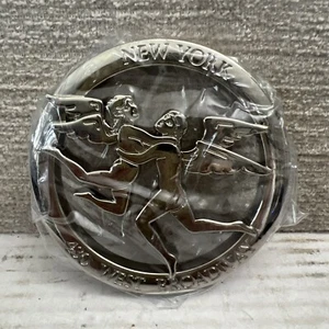 PIERO GUIDI Silver Metal Charm Plate Paperweight Decor Angeles Of Our Time RARE - Picture 1 of 9