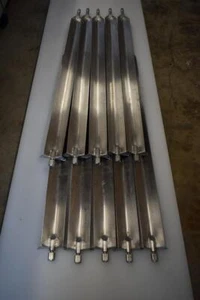 Lot 10 Hardt Inferno Blaze 3000 3500 4500 Used Rotisserie Angled V Spit Skewer - Picture 1 of 16