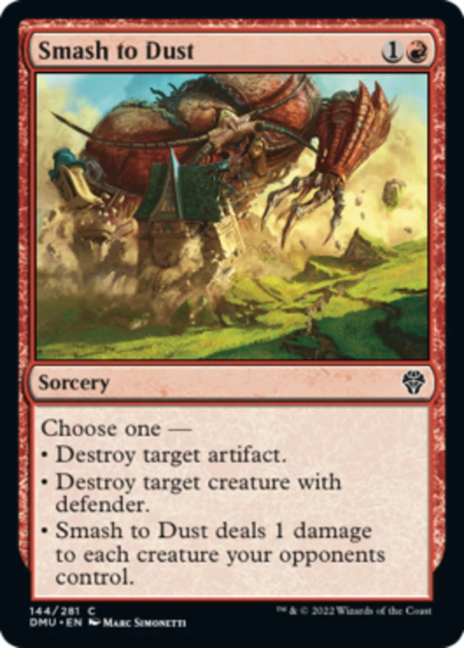 x4 Smash to Dust C MTG Dominaria United M/NM, English - Image 1 of 1