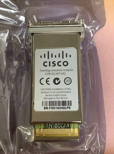 CISCO CVR-X2-SFP V02 TwinGig X2 to SFP Converter Module CVR X2 SFP - Picture 1 of 5