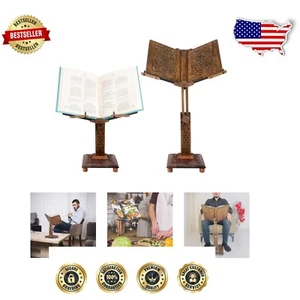 Multi-Functional Adjustable Wooden Book Stand – Ergonomic & Durable Design - Picture 1 of 11