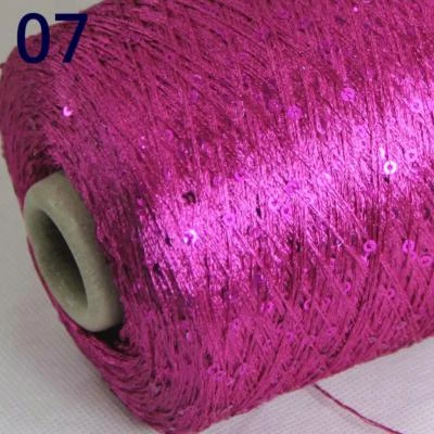 C Moda 1 Cono 500g Lentejuelas Brillantes Hágalo Usted Mismo Nylon Encaje Tejido a Mano Hilo de Ganchillo 07 Foto 1 de 3