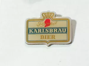 Karlsbrau Bier German Beer Pin , ** - Foto 1 di 3