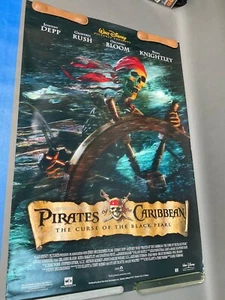 Pirates of the Caribbean Curse of the Black Pearl Original Movie Poster 27”x40” - Picture 1 of 9
