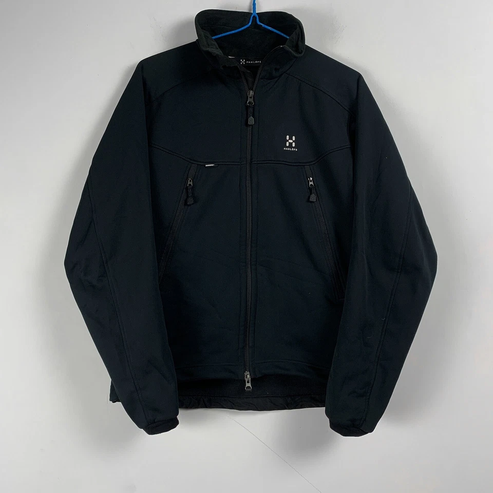 Chaqueta softshell Haglofs Windstopper para hombre negra talla pequeña Foto 1 de 4