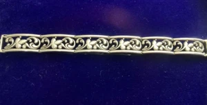 Silpada ~ Plata 925 ~ Eslabón Panel Filigrana ~ Longitud Pulsera ~ 7.25" ~ Peso 31.0 - Imagen 1 de 13