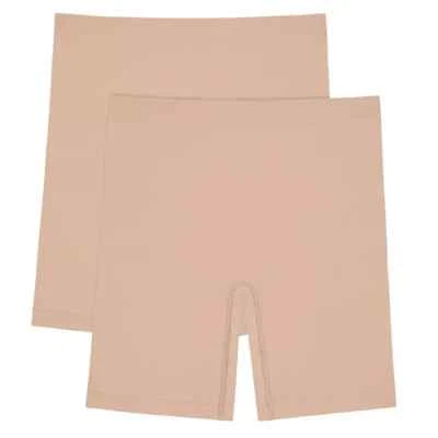 Женские разглаживающие короткие Ellen Tracy упаковка 2 шт. размер L солнечный бежевый - Изображение 1 из 4