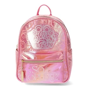 Mini Mochila Wicked Broadway So Popular Rosa Iridiscente Imitación Cuero Universal - Imagen 1 de 18