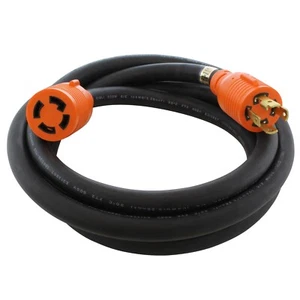 Cavo di prolunga industriale 10 piedi 30 amp 3 fasi 250 volt NEMA L15-30 di AC WORKS® - Foto 1 di 5