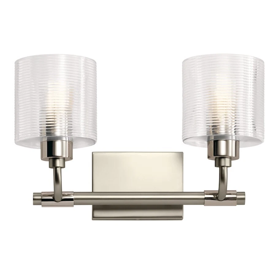 Kichler Harvan 2 Light Bath, Satin Nickel - 55106SN - Image 1 of 1