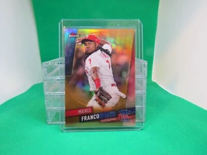 2019 Finest Gold Refractor Maikel Franco 40/50 #17 (B14) - Picture 1 of 2
