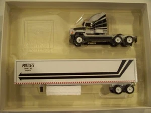 POTTLE'S TRANSPORT BANGOR ME 1997 TRATTORE RIMORCHIO PRESSOFUSO WINROSS Truck - Foto 1 di 1