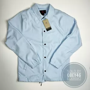 Air Jordan Essentials Coaches Jacket All Over Print Logo DV7616-411 Size Small - Picture 1 of 4