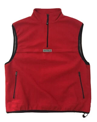 Chaleco Chaqueta Nautica Competition 1/4 Cremallera Polar Gorpcore De Colección Hecho en EE. UU. Mediano Foto 1 de 4