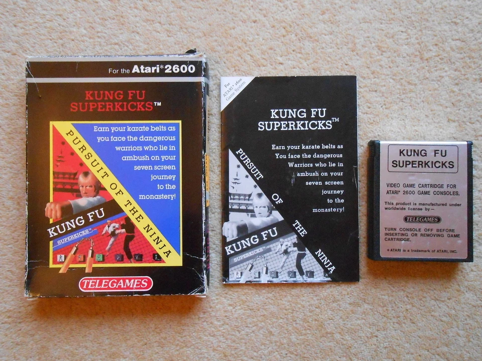 ATARI 2600 - KUNG FU SUPERKICKS GAME - BOXED - Image 1 of 1