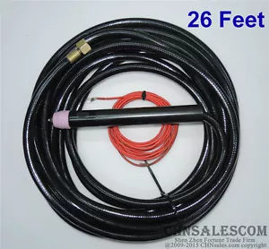 SG-55A Tagliaplasma ad arco pilota ad alta frequenza AIR torcia diritta 26 piedi CNC - Foto 1 di 6