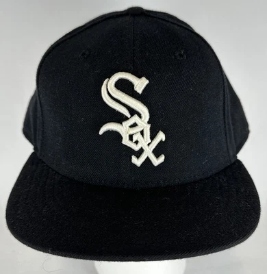CHICAGO WHITE SOX VINTAGE NEW ERA WOOL BASEBALL ON FIELD HAT CAP - SIZE 7 3/4 - Image 1 of 4