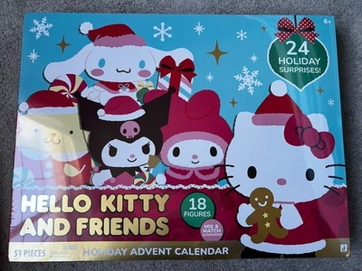 Hello Kitty and Friends 2025 Holiday Advent Calendar 24 Surprises Mix & Match - Image 1 of 4