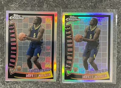 2023-24 Topps Chrome Jarace Walker Youthquake RC Refractor Set - Image 1 of 2