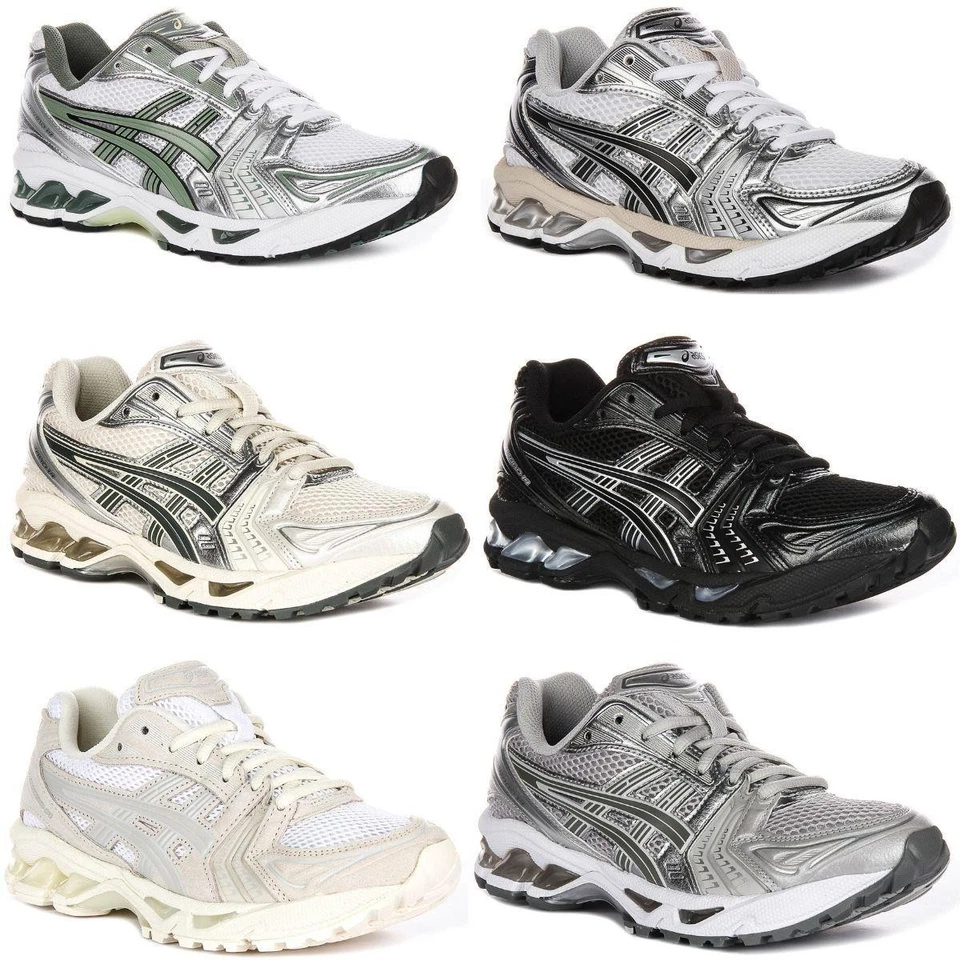 Asics Gel Kayano 14 Refresh Iconico Lace Up Trainer Da Donna In Crema UK 3 - 10 - Immagine 1 di 1