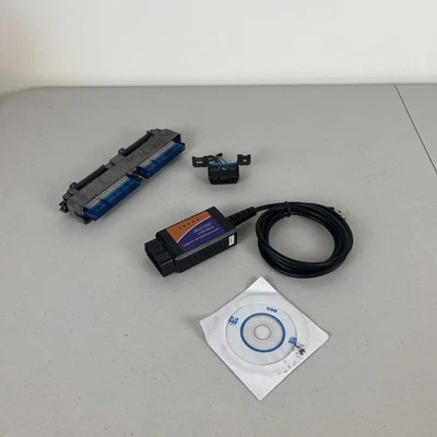 ELM327 Interfaz USB OBDII OBD2 Diagnóstico Auto Escáner Coche Herramienta de Escaneo + Piezas LS Foto 1 de 4