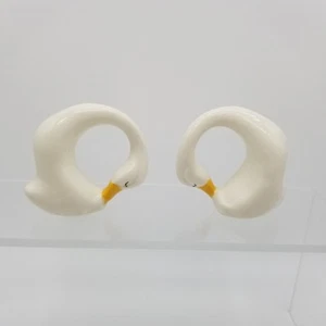 Vintage Ceramic Goose Napkin Rings Swan Ducks Holders OAKNOLL 1980s 1990s - Picture 1 of 7