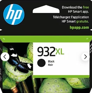 HP 932XL Czarny wysokowydajny wkład atramentowy NOWY DARMOWY SH - Zdjęcie 1 z 1