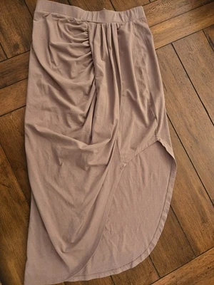 Falda midi drapeada Bobi para mujer talla pequeña nueva con etiquetas  Foto 1 de 4