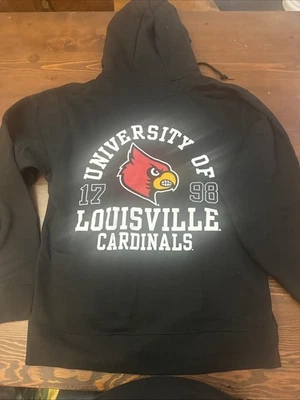 Толстовка с капюшоном на молнии University of Louisville Cardinals Blu84 двойная средняя - Изображение 1 из 4