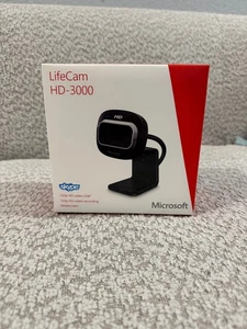 NIB MICROSOFT | LifeCam HD-3000 720p Web Cam with Noise Cancelling Microphone - Bild 1 von 3