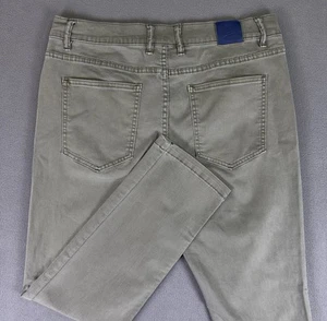 Mugsy Jeans Mens 36x30 Army Green Hydes Classic Fit Flex Straight Leg Minimalist - Picture 1 of 10
