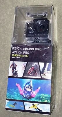 Itek Action Pro 1080P Ultra HD Sports Camera NEW/SEALED Waterproof Video Recorde - Image 1 of 4