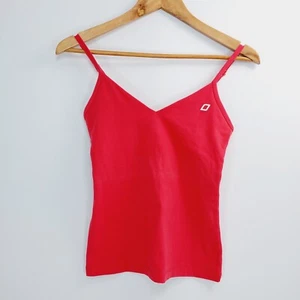 Lorna Jane Tank Top Womens Size XS Red Singlet Adjustable Convert Workout Active - Picture 1 of 9