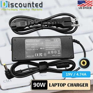 90W AC ADAPTER CHARGER For TOSHIBA SATELLITE A665 C650 L505 L730 L755 P755 - Picture 1 of 8
