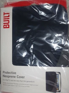 New Built Protective IPad Cover Neoprene Black For IPad 2, 3rd generation - Picture 1 of 4