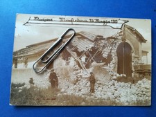MANFREDONIA - LA STAZIONE Bombardata 24 Maggio 1915 non Vg. F.P. RARISSIMA