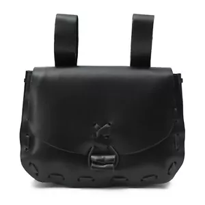 Renaissance Belt Pouch Women Medieval Waist Bag Ren Fest Faux Leather Costume... - Picture 1 of 9