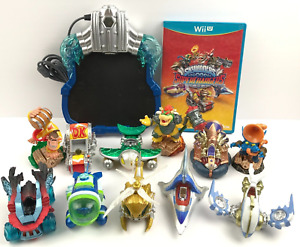 Skylanders Superchargers Wii U LOT w/ Figures & Vehicles Nintendo Donkey Kong