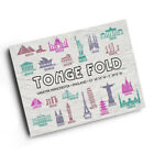 A3 PRINT - Tonge Fold, Greater Manchester, England - World Landmarks