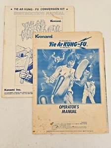 VIDEOJUEGO ORIGINAL KONAMI YIE AR KUNG-FU INSTRUCCIONES Y MANUAL DE OPERADOR - Imagen 1 de 4