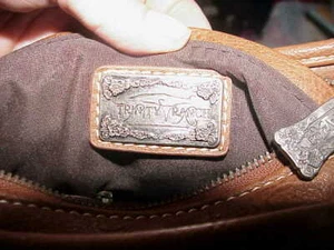 TRINITY RANCH WESTERN BROWN PURSE WITH P&G WALLET - Picture 1 of 8