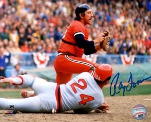 Inidans Catcher RAY FOSSE Signed 8x10 Photo #1 AUTO - 2 x Gold Glover - Picture 1 of 1
