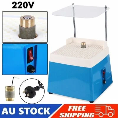 AU 220V Stained Glass Grinder Diamond Automatic Art Grinding Tool w/ Bracket NEW - image 1 of 4